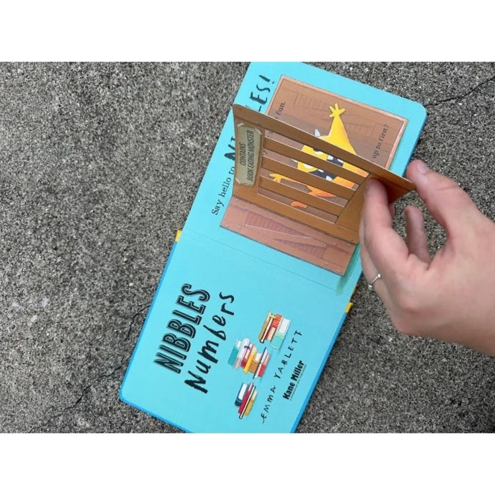 Nibbles Numbers by Emma Yarlett Kane Miller Board Book Counting Monster‎ 2019